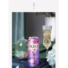 RIO锐澳鸡尾酒 强爽紫葡萄 4.5% 500ml เครื่องดื่มคอกเทล รสองุ่น 500ML